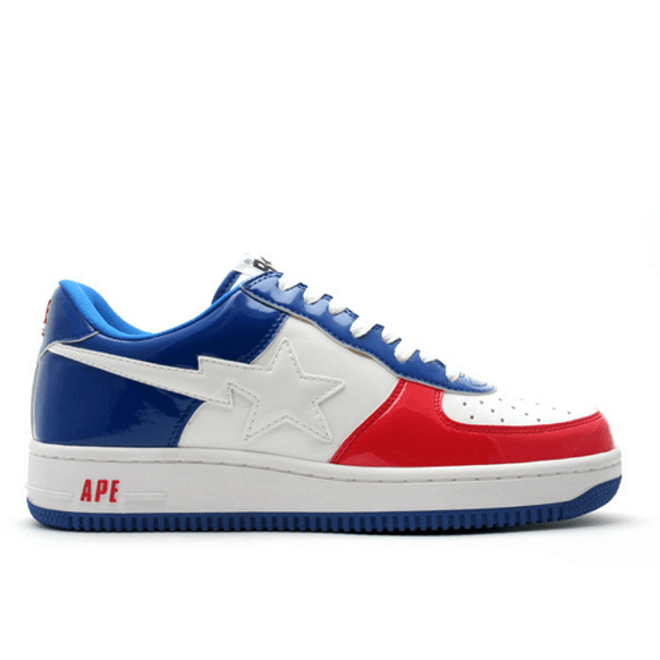 BAPE Bapesta FS-001 Low 'Red White Blue' 625