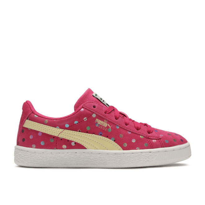 Puma Suede Dotfetti Jr 'Rose Red' 359817-03