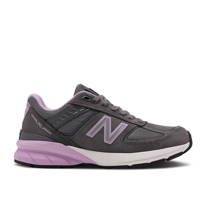 New Balance Wmns 990v5 Made In USA Wide 'Lead Dark Violet Glow' W990DV5-D