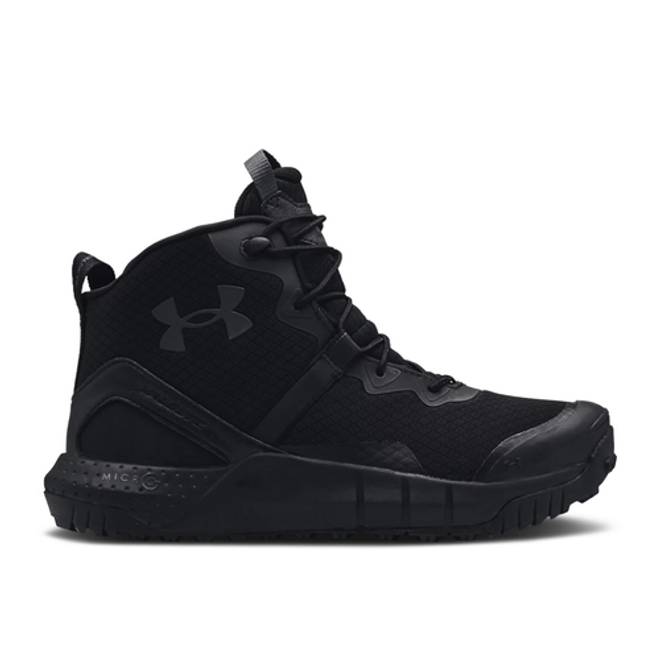 Under Armour Micro G Valsetz Mid 2E Wide 'Black Jet Grey' 3023745-001