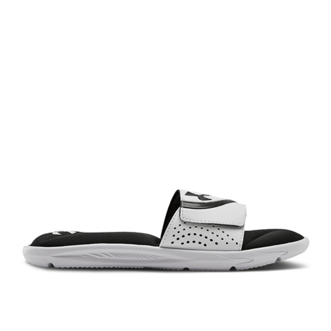 Under Armour Ignite 6 Slide GS 'White Black' 3022728-102