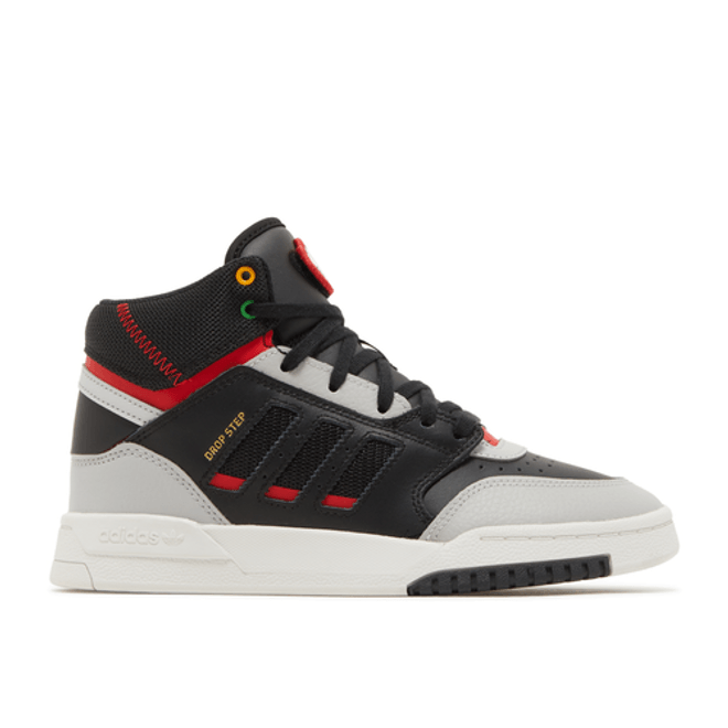 adidas Drop Step J 'Black Vivid Red'