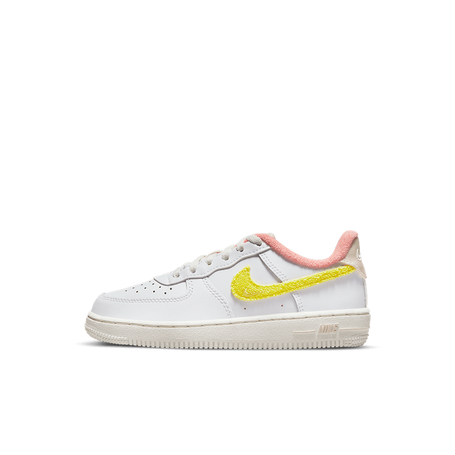 Nike Force 1 LV8 PS 'White Yellow Strike'