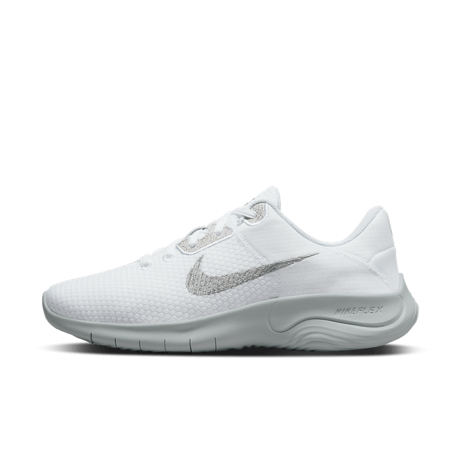 Nike Wmns Flex Experience Run 11 Wide 'White Metallic Silver' DH8254-100