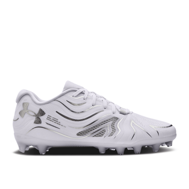 Under Armour Command MC Lacrosse 'White Metallic Silver' 3023385-100