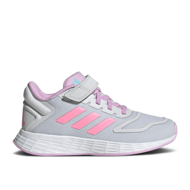 adidas Duramo 10 Elastic Lace J 'Dash Grey Beam Pink'