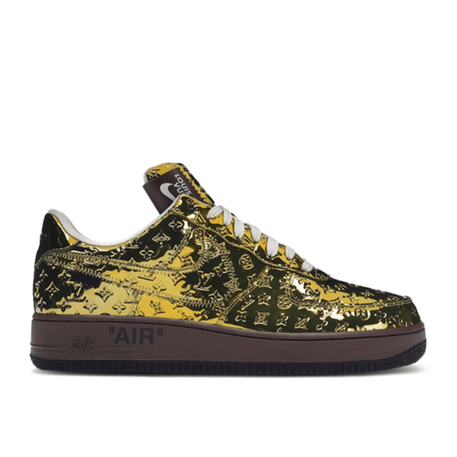 Nike Louis Vuitton x Air Force 1 Low 'Metallic Gold'