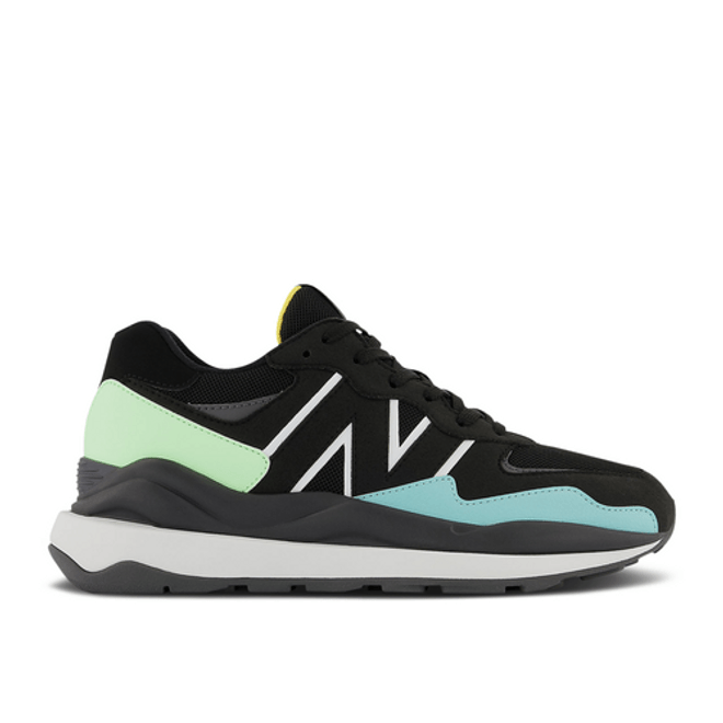 New Balance 57/40 Big Kid 'Black Vibrant Spring Glow' GC5740RA