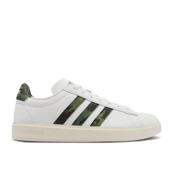 adidas Grand Court 2.0 'White Green Camo'