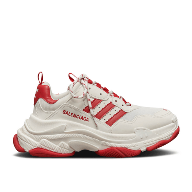 adidas Balenciaga x Adidas Wmns Triple S Sneaker 'White Red' ID4734