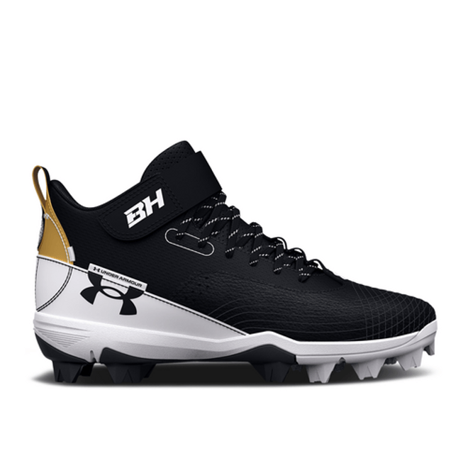 Under Armour Harper 7 Mid RM GS 'Black White Gold' 3025598-001