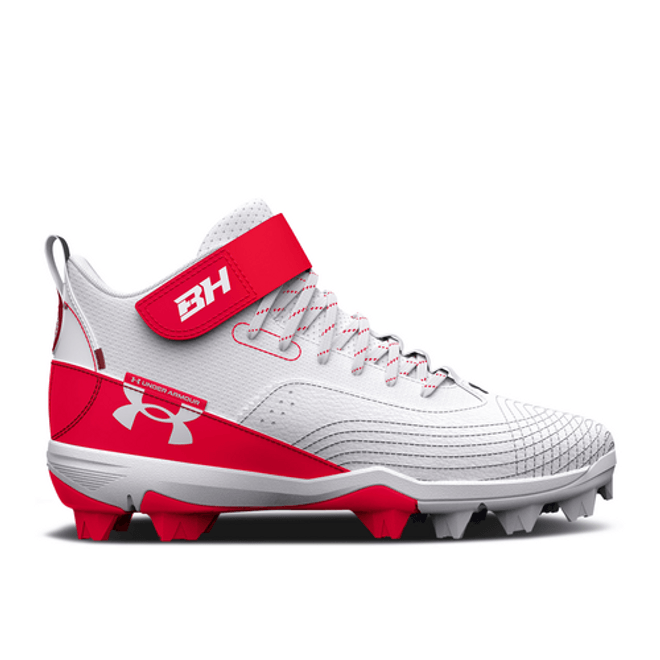 Under Armour Harper 7 Mid RM GS 'White Red' 3025598-600