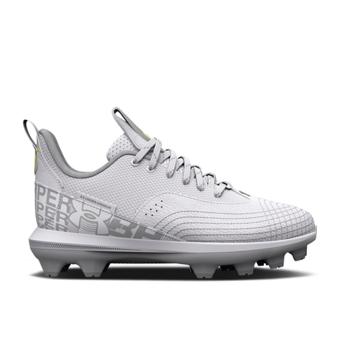 Under Armour Harper 7 Low TPU GS 'White Mod Grey' 3025596-100