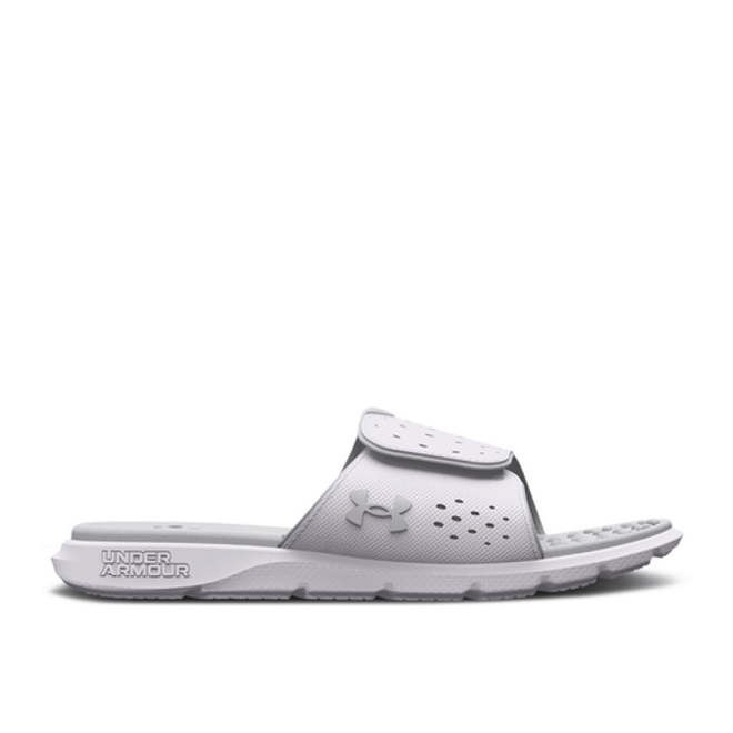 Under Armour Wmns Ignite 7 Slide 'White Halo Grey' 3026027-100