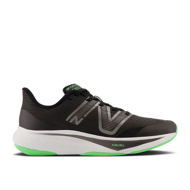 New Balance FuelCell Rebel v3 Big Kid Wide 'Black Vibrant Spring'