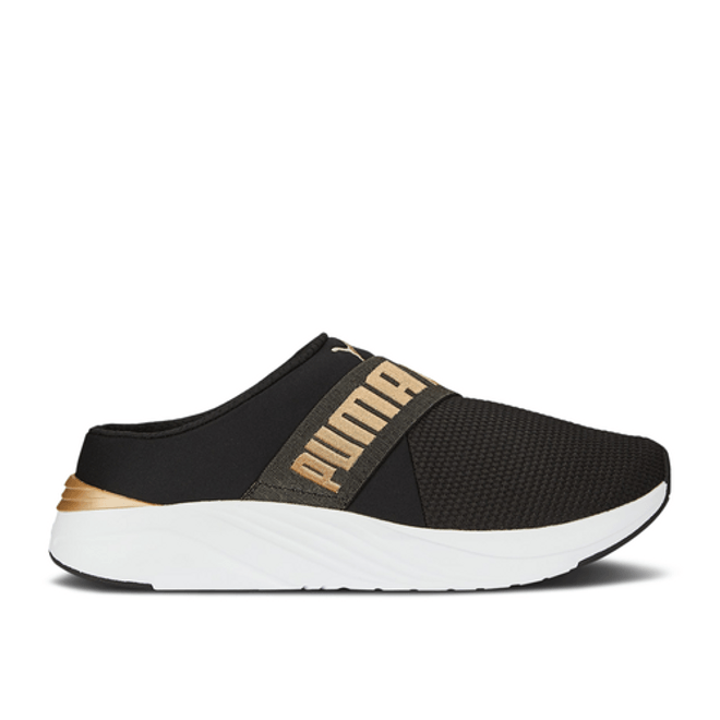 Puma Wmns Softride Ruby Mule 'Black Gold'