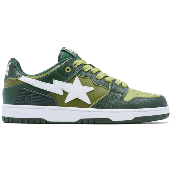 A Bathing Ape Bape SK8 Sta Green White