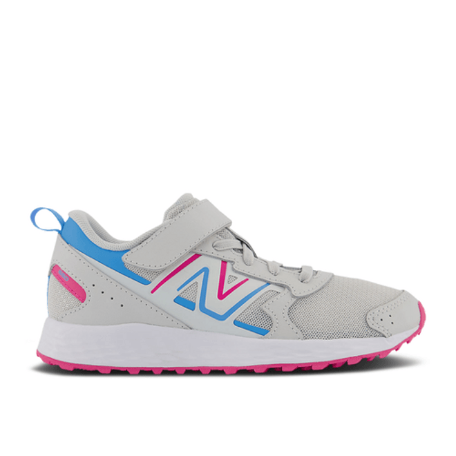 New Balance Fresh Foam 650 Bungee Lace Top Strap Big Kid X-Wide 'Summer Fog Hi-Pink'