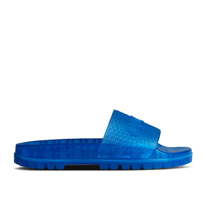 adidas Gucci x Adilette Slide Sandal 'Transparent Blue' IE2257