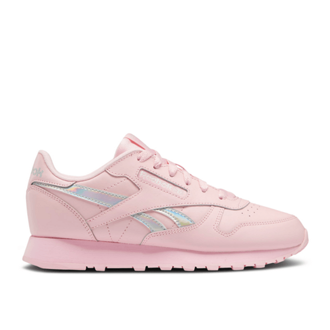 Reebok Classic Leather Big Kid 'Pink Glow Iridescent'