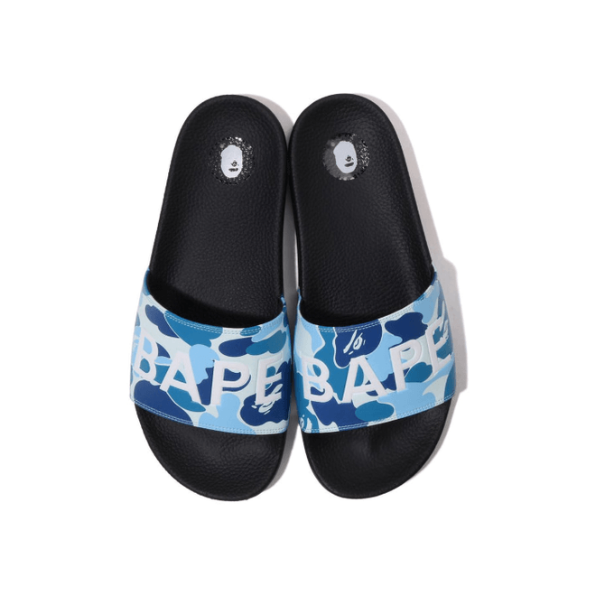 A Bathing Ape ABC Camo Slide Blue (2023) 1J30-191-010