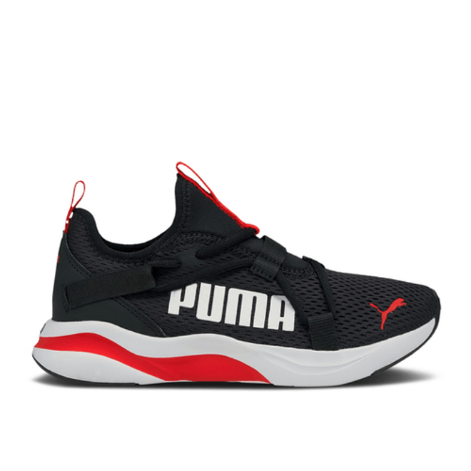 Puma SoftRide Rift Pop Big Kid 'Black High Risk Red'