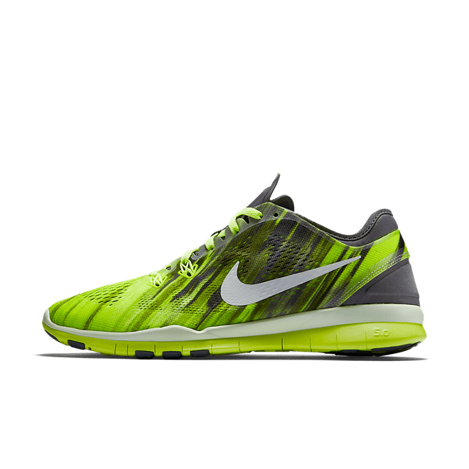 Nike Nke Free 5.0 Tr Fit 5 Prt Cool Grey White-Volt-White (Women's)