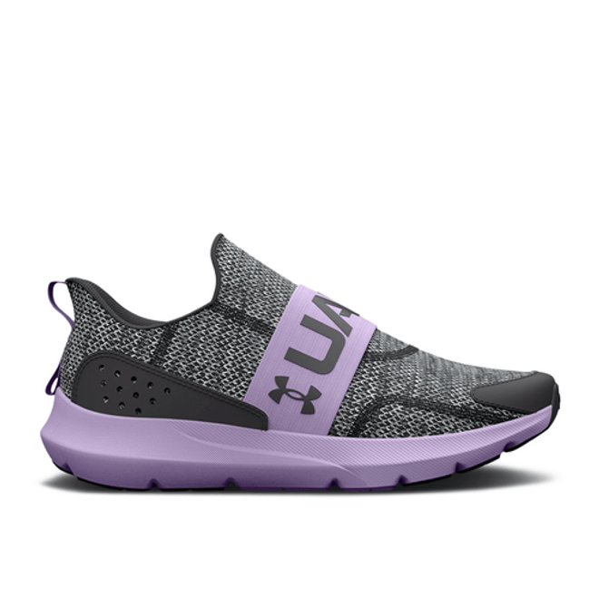 Under Armour Surge 3 Slip GS 'Jet Grey Nebula Purple' 3026531-102