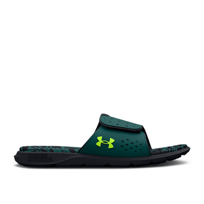 Under Armour Wmns Ignite Pro Graphic Footbed Slide 'Coastal Teal Floral' 3026029-300