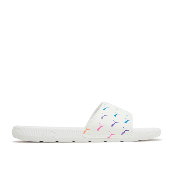 Puma Wmns Cool Cat Bold 2 Slide 'Allover Logo - White'