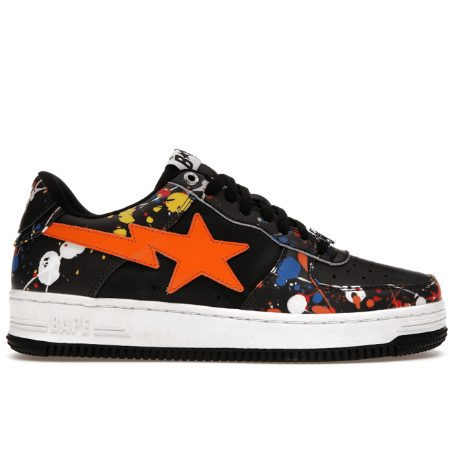 A Bathing Ape Bape Sta Paint Splatter Black