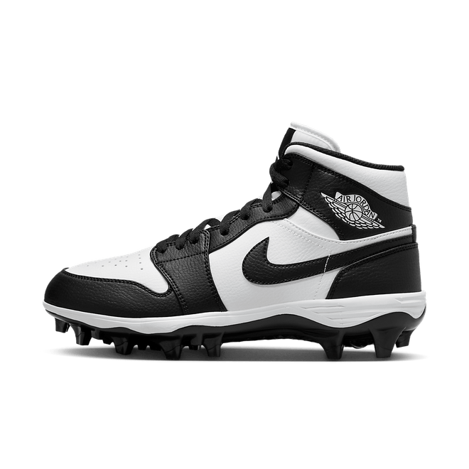 Air Jordan Jordan 1 Mid TD Cleat 'Black White' FJ6805-100