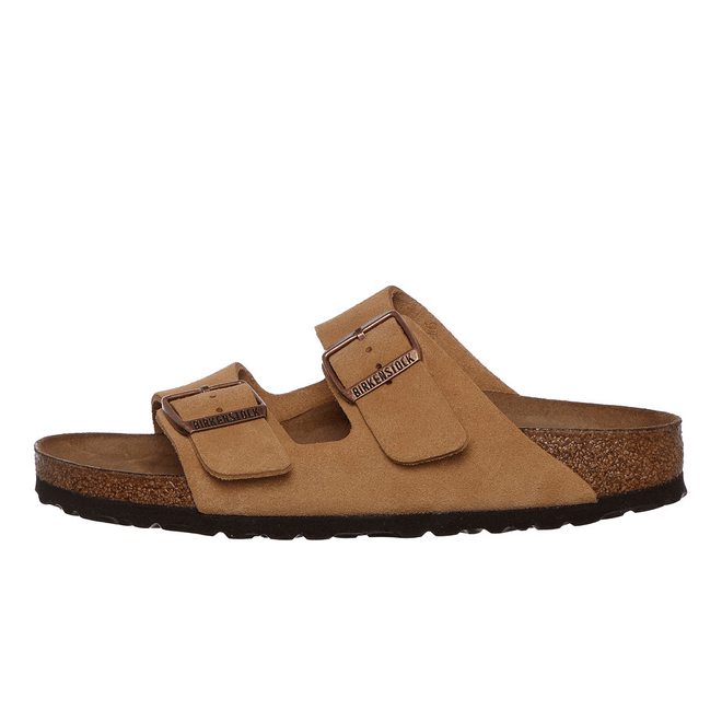 Birkenstock Arizona Suede Leather "Latte Cream"