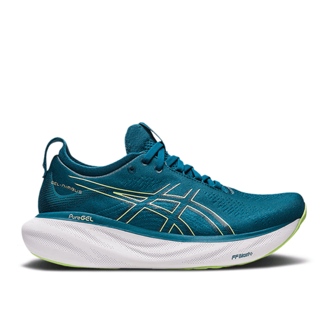 ASICS Wmns Gel Nimbus 25 'Ink Teal Lime Green' 1012B356-401