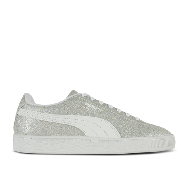 Puma Basket Jr 'Silver Glitter'