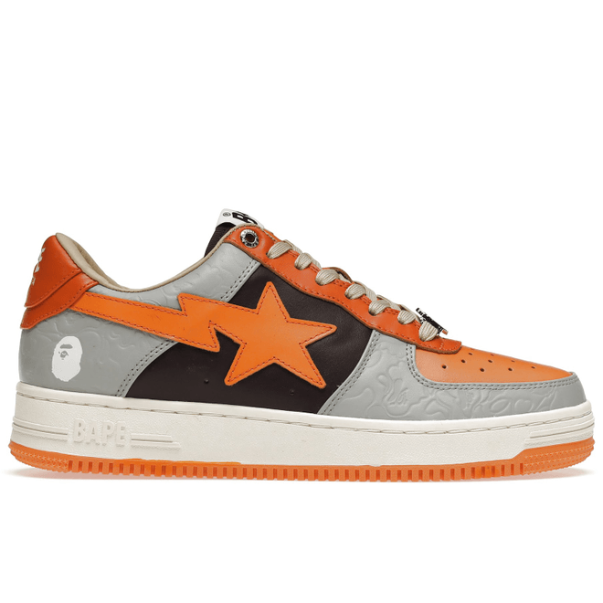 A Bathing Ape Bape Sta Low Grey Orange 001FWH701002_ORG_A/1H70-191-002/1H70-291-002