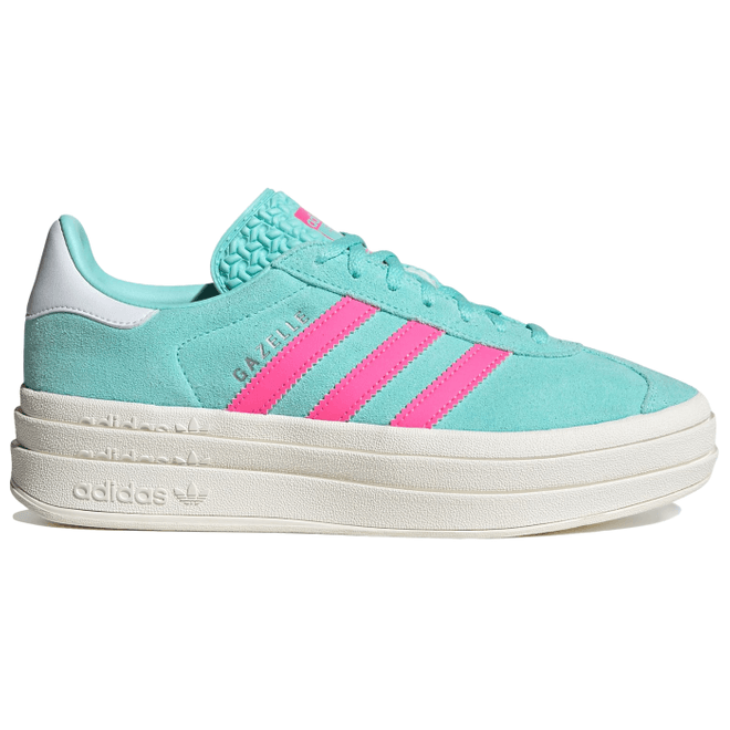 adidas Gazelle Bold Flash Aqua Lucid Pink (Women's) ID7026