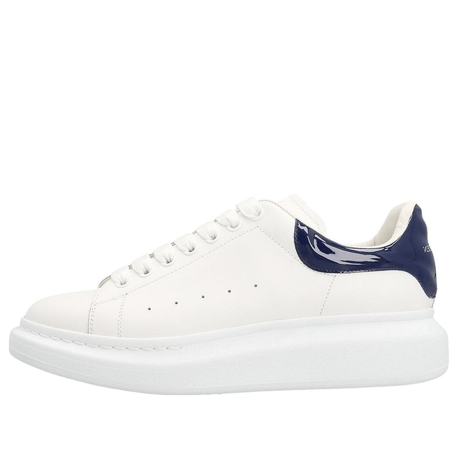 Alexander McQueen Oversized Sneaker 'White Navy Patent'