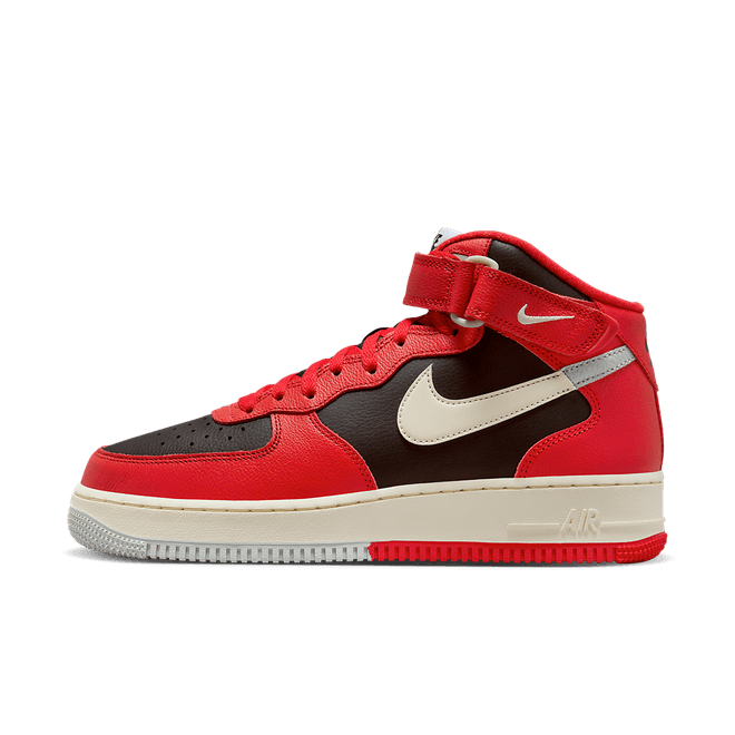 Nike Air Force 1 Mid '07 LV8 'Split - University Red Black' DZ2554-001