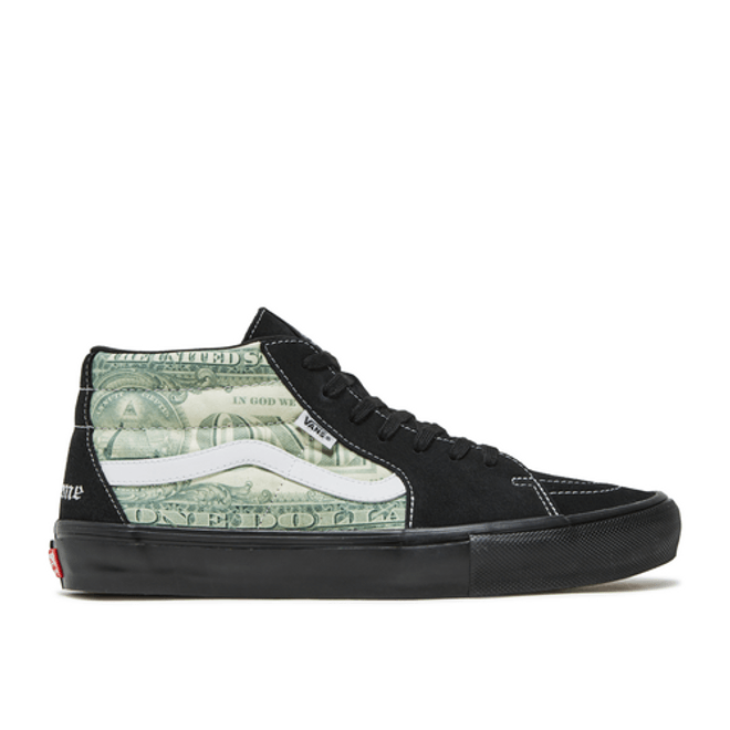 Vans Supreme x Skate Grosso Mid 'Dollar Bill - Black' VN0A5FCGBMA