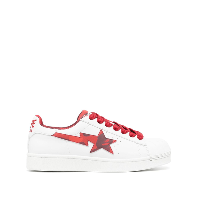 A BATHING APE® Skull STA leather