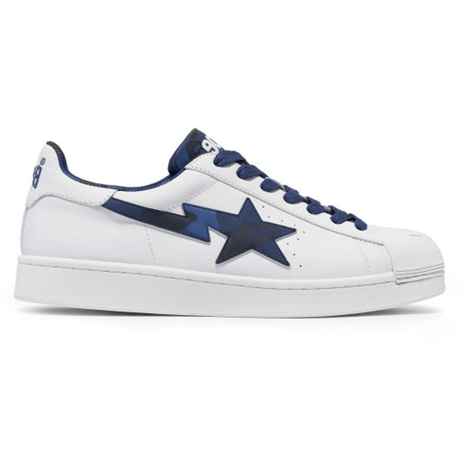 BAPE Skullsta M1 'White Navy' 1J20191007-NVY