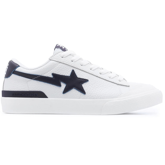 A Bathing Ape Mad Sta White Navy 1J20-191-012-NVY / 001FWJ201012I-NVY