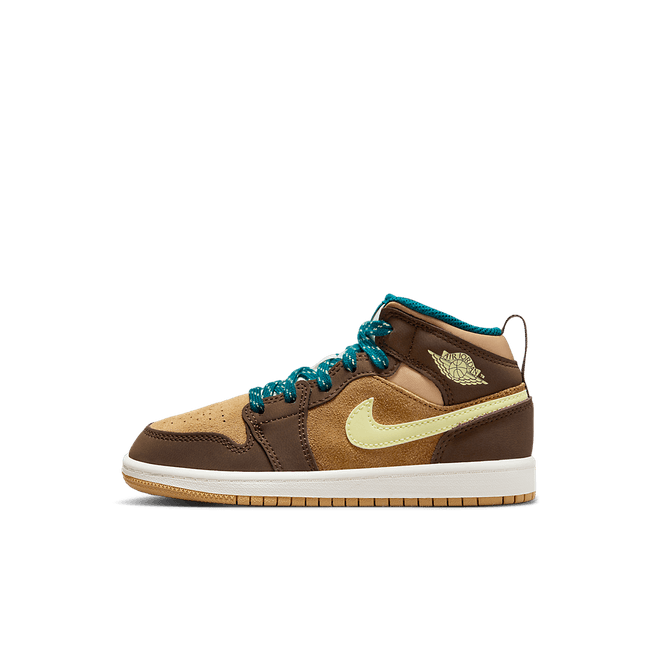 Air Jordan 1 Mid SE Cacao Wow (PS) DZ6338-200