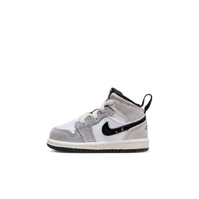 Air Jordan 1 Mid SE Craft White Cement Grey Black (TD) FD9089-002