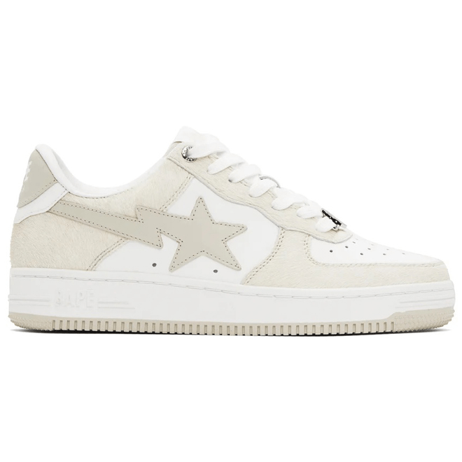 A Bathing Ape Bape Sta Beige Calf Hair