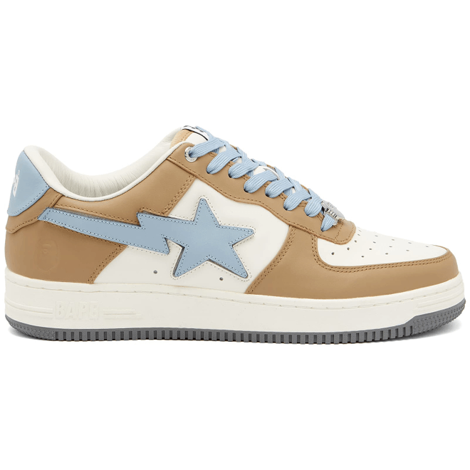 A Bathing Ape Bape Sta Low #4 Beige Sky Blue