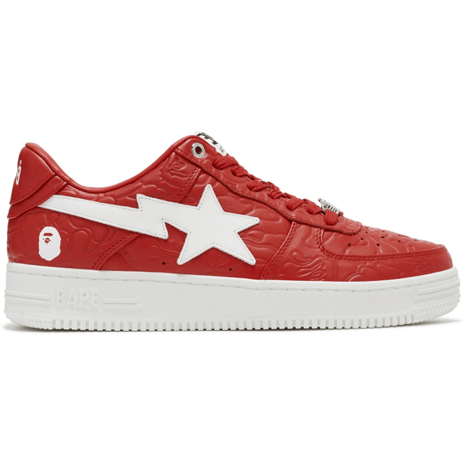 A Bathing Ape Bape Sta Low #3 Line Camo Red