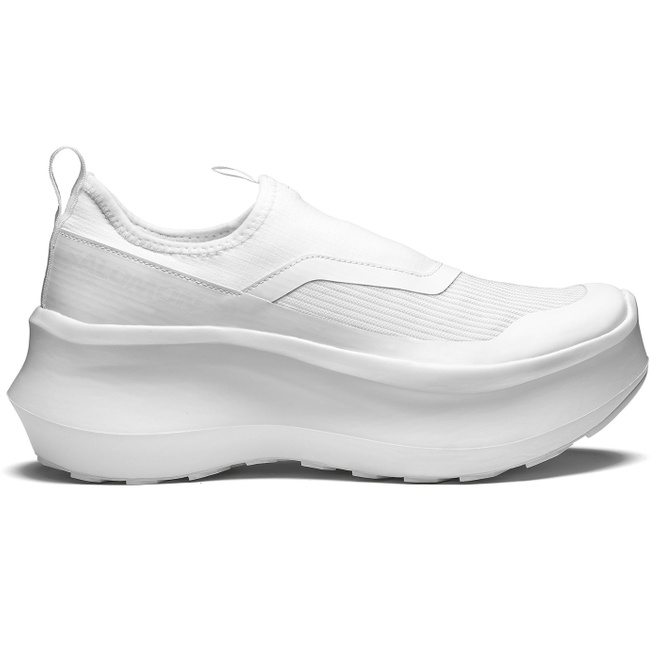 Salomon Platform Slip-On Comme des Garcons White