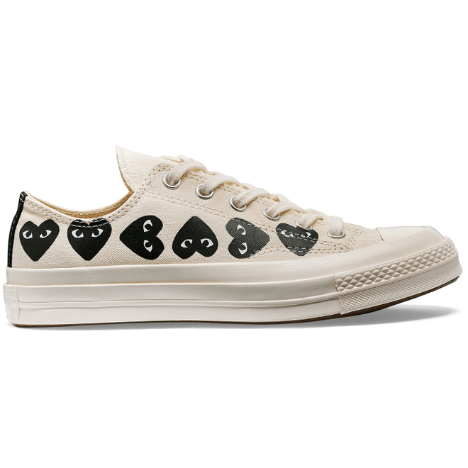 Converse Chuck Taylor All Star 70 Ox Comme des Garcons PLAY Multi-Heart Milk